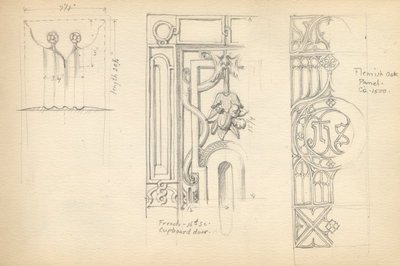 Special Collections & Archives Research Center | Pencil drawings of