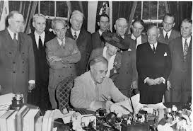 FDR Signing the G.I. Bill