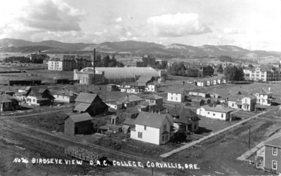 Birdseye view of Oregon Agricultural College