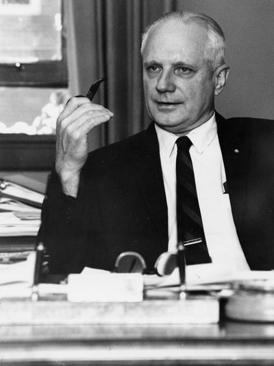 Black and white photograph of James Herbert Jensen.