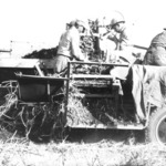 German POWs operating a potato bulker