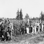 Camp Adair soldiers at Jannehill yard