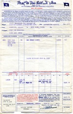 Pacific Far East Line, Inc. Bill of Lading 