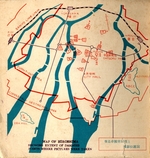Map of Hiroshima, Showing Extent of Damages and Points Where Pictures Were Taken