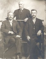 William Allen Darling III, William Allen Darling Jr., und Linus Wilson Darling, ca. 1890s.