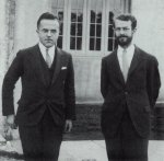 Jack Sherman and Linus Pauling, 1935.