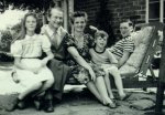 Linda, Linus, Ava Helen, Crellin und Peter Pauling, 1944.