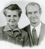 Ava Helen and Linus Pauling, 1951.
