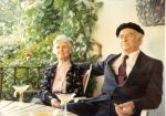 Ava Helen and Linus Pauling, 1977.