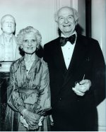 Ava Helen and Linus Pauling, 1980.