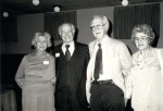 Lucile (Pauling) Jenkins, Linus Pauling, Paul Emmett and Pauline (Pauling) Emmett, 1982.