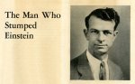 "The Man Who Stumped Einstein," 1931.