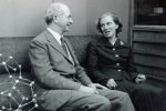 Linus Pauling and Dorothy Hodgkin, 1957.