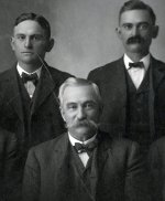Porter (left) and two unidentified family members.