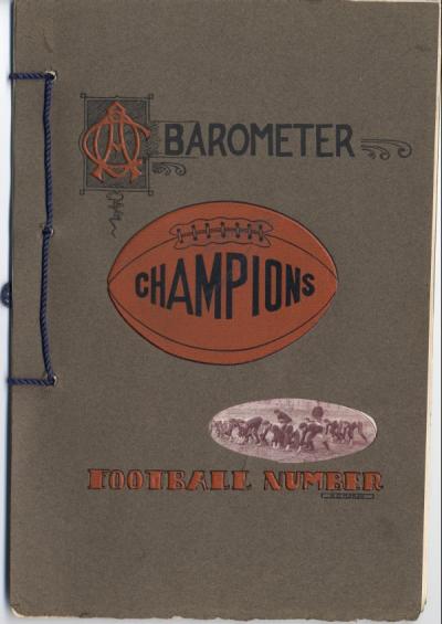 Barometer Football Number, 1907.