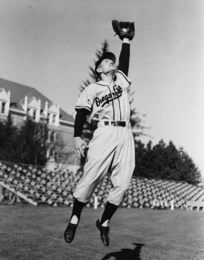 Dow Poling, a Beaver baseball player on the 1954 team.