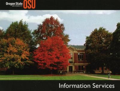 Information Services postcard, ca 2000s.