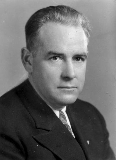 Clair V. Langton, ca 1930s. Langton was the Director of the Division of Health and Physical Education from 1928-1964.