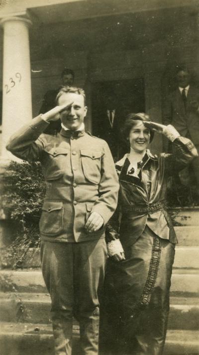 Unidentified individuals. [Francis Neer and Lois Wilson?]