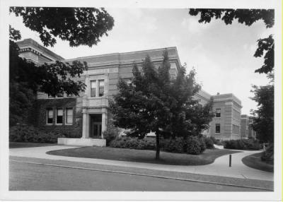 Physics Building, ca. 1940s. The Physics Building was completed in 1928.