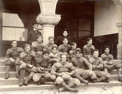 Group photo of the O. A. C. football team, 1902.