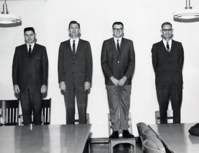 George W. Varseveld, far left.