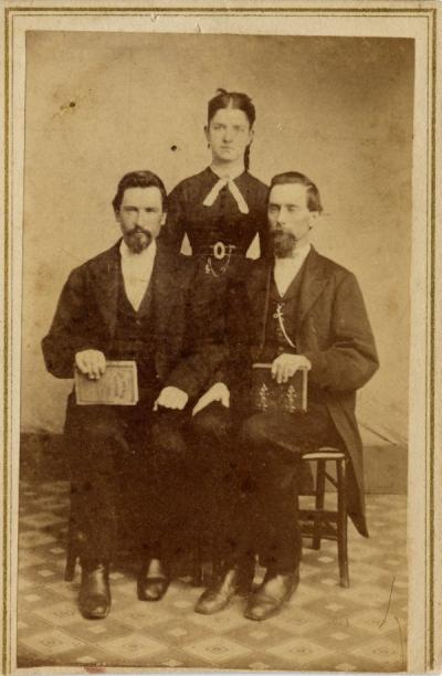 First graduating class, Oregon Agricultural College, 1870.