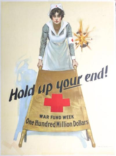 Red Cross poster, 1918.