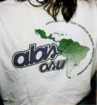 Images from an Association of Latin American Students Records scrapbook, March 1994.