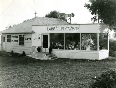 Image of Labbe Flowers, ca 1940s.