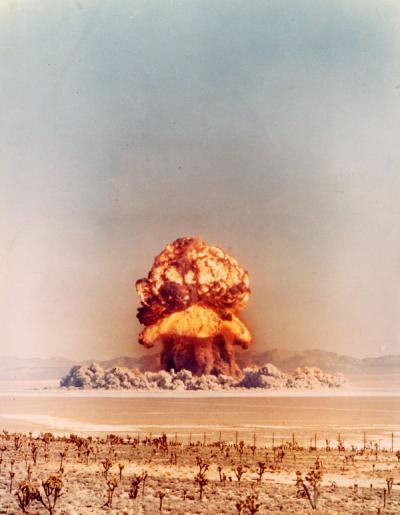 Above-ground nuclear test, ca. 1950s.