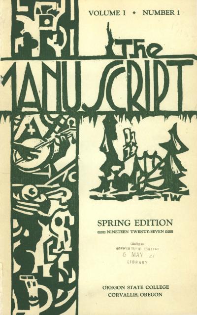 e Manuscript Spring 1927 Issue