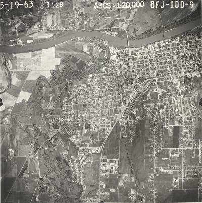 Aerial Photograph of Albany, Oregon, 1963.