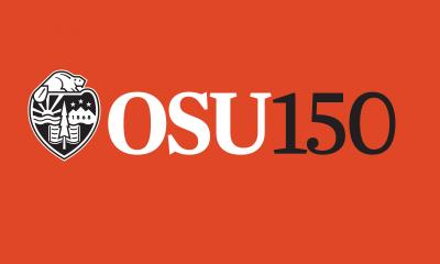 Official logo for the OSU Sesquicentennial Celebration.
