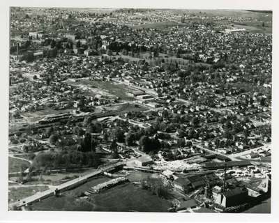 Aerial View of Corvallis, 1946