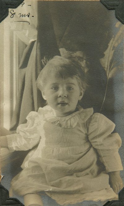 Black and white photographs of Roger Hayward during his childhood.
