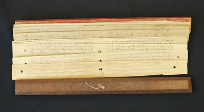 Balinese Bamboo Book.