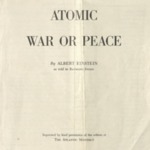 Atomic War or Peace